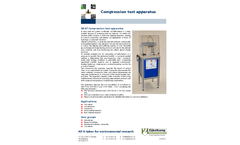 Eijkelkamp - Model 08.67 - Compression Test Apparatus Set - Brochure