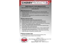 Cherry - Model CHLG01 - Log Grabs - Brochure