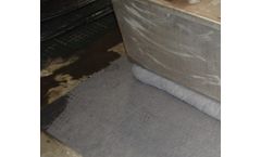 MBT SpunBond - Model GSMF - Fine Fiber Sorbent Pads Hide Fluid Stains and Footprints