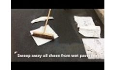 Revolutionary Oil Shammy Towels, Spilltration Products Video