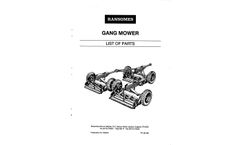 Ransomes - Trailed Gangs Ground-Driven Gang Mowers- Manual