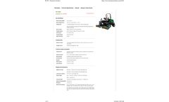 Ransomes - Model MT383 - Cylinder Mower- Brochure