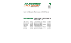 Ransomes - Model Marquis 51/61 - Pedestrian Mowers - Brochure