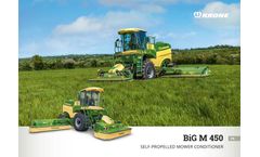 KRONE - Model BiG M 450 - SP High-capacity Mower Conditioner - Brochure