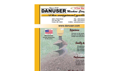 OPICO - Model F8 - Post Hole Diggers Brochure