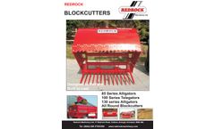 Redrock - Model 100 Series - Telegator Blockcutter - Brochure
