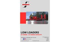Redrock - Industrial Low Loader Trailer  - Brochure