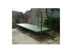 Symms Fabrication - Customizable Flatbed Trailer: 10-32ft Length, Wooden Flooring Option, Standard Wheels