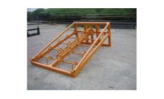 Symms Fabrication - Double Ram Big Bale Grab with Aligning Bar Positioning