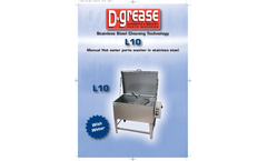 L10 - Aqueous Parts Washers Brochure