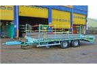 King - Model DBP18/2-17.5 - Close Coupled Plant Drawbar Trailer
