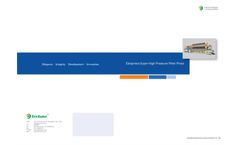 Elaspress Super - Model TCYZ - High Pressure Filter Press- Brochure
