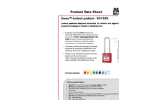 S31RED - Zenex Safety Padlock Brochure