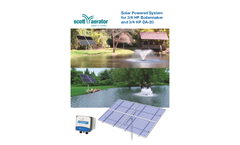 Scott Aerator - Solar Powered System for 3/4 HP Boilermaker and 3/4 HP DA-20 - Manual