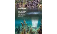Scott Aerator - Solar Sub-Surface Aeration System - Brochure
