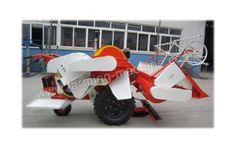 Model AMS-RH1.0 - Walking Type Small Rice Harvester