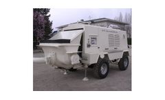 Pi Makina - Model 35D & 75D - Trailer Type Concrete Pump