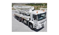 Pi Makina - Model 130-37S & 140-47 - Truck Mounted Concrete Pumps