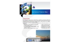 Model S-PRO 4000 - Sub-Harmonic Protection Relay Brochure