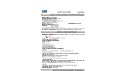 GALLTROL-A Safety Data Sheet 