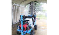 ESS - Model SGC - Self-Contained Narrow Row Greenhouse Sprayer