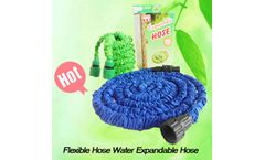 Expandable garden hose producer Huntop China, flexible garden water pipe, Magical Garden Expandable Hose