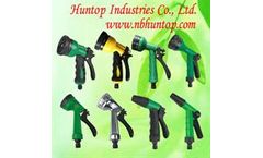 Pistol Trigger Garden Hose Spray Nozzle Gun Set, Water Hose Trigger Nozzle Gun Set, Adjustable Garden Watering Hose Pistol Spray Gun, Jet Pistol Garde