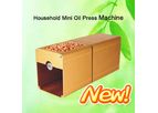Mini Household Oil Press Expeller Machine China Supplier Huntop, Home Hand Operated Oil Expeller, Sunflower Seeds Oil Press machine