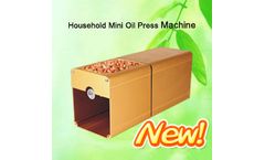 Mini Household Oil Press Expeller Machine China Supplier Huntop, Home Hand Operated Oil Expeller, Sunflower Seeds Oil Press machine