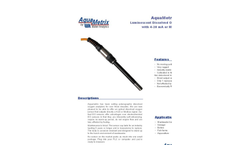 AM-LDO Series - Luminesescent Dissolved Oxygen Analyzers Brochure