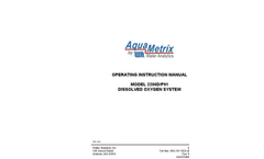 Model 2200D - Dissolved Oxygen Controller and Analyzer Manual