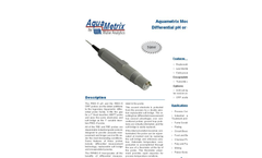 Model P/R60C-5 - pH/ORP Probe Brochure