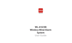 Scarlet - Model WL-410/XB - Wireless Wind Alarm System - User Manual