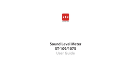 Scarlet - Model ST-109/107S - Class 1 - Sound Level Meter - User Manual
