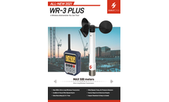 WR-3 Plus Wireless Anemometer - Brochure