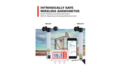 Scarlet - Model WS-E10 / WSD-E11 - Intrinsically Safe Wireless Anemometer - Brochure