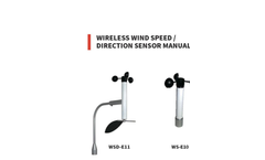 Scarlet - Model WSD-E10 /E11 - Intrinsically Safe Wireless Anemometer - User Manual