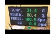 Humidity Color Changes Per Readings Video