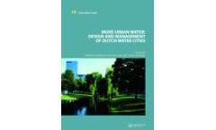More Urban Water: Design and Management of Dutch water cities