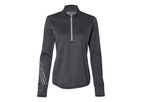 Adidas Women`s Brushed Terry Heather 1/4-Zip