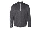 Adidas Men`s Brushed Terry Heather 1/4-Zip