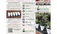 Monarch Nursery Pots - Model 121 - 4 inch Nursery Pot