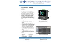CST - Model PX2+ - UV-VIS-NIR Photometric Transmitter - Datasheet