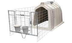 Hampel Calf-Tel - Elite Access Front with Wire Calf Fence