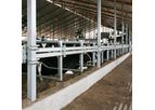 J&D Manufacturing - Model 24 and 36-inch - Twin Beam Suspended Freestall System