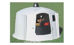 PolyDome - Model PD-1009W - High Door White Opaque
