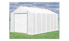 PolyDome - Model PD-5040 - Mega Hut 10` X 10` W/6` Open Front