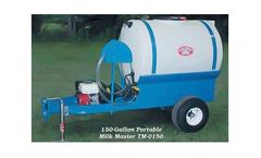 PolyDome Milk Master - Model TM-0150 - 150 Gallon Portable Milk Mixer 6.5 HP Honda