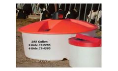 PolyDome - Model LT-2285 - 285 Gallon 2 Hole Lick Tank