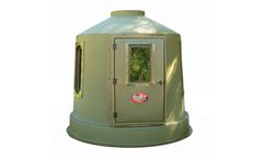 PolyDome - Model HB1570 - 6` One Piece Hunting Blind Olive Green